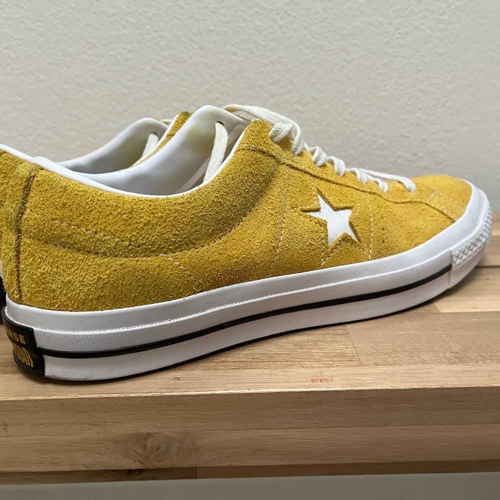 Converse Yellow Suede Sneakers - Picture 3 of 13